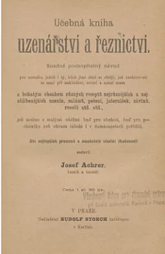Učebná kniha uzenářství a řeznictví