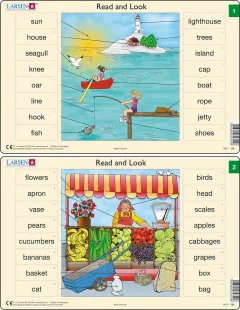 Učební puzzle MIDI - Angličtina-slovíčka RA1/16 dílků (2 druhy)