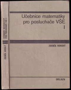 Učebnice matematiky pro posluchače VŠE