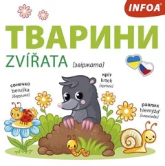 Ukrajinsko-české leporelo – Zvířata / Тварини