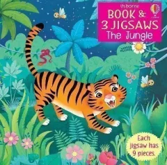 Usborne Book & 3 Jigsaws: The Jungle