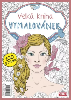 Velká kniha vymalovánek - světle růžová