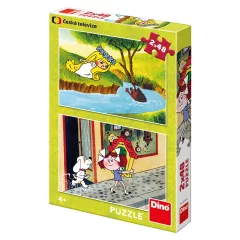 Víla Amálka a Káťa a Škubánek: puzzle 2x48 dílků