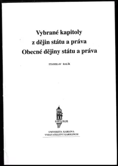 Vybrané kapitoly z dějin státu a práva