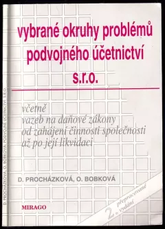 Vybrané okruhy problémů podvojného účetnictví u spol. s r.o