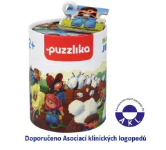 Výroba džínů: naučné dějové puzzle 15 dílků