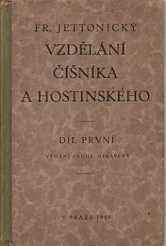 Vzdělání číšníka a hostinského I.