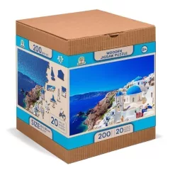Wooden City Puzzle 2v1 Řecko