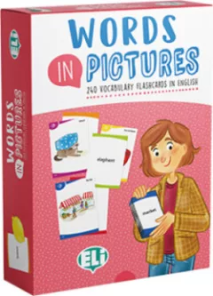Words in Pictures flashcards printed set + Digital version and ELILink