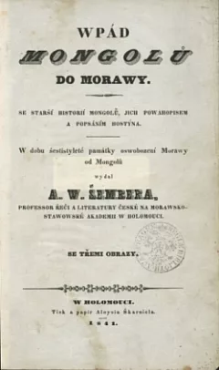 Wpád Mongolů do Morawy