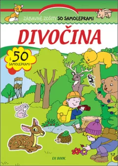 Zábavné zošity so samolepkami Divočina