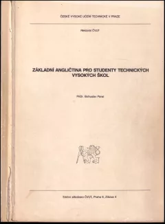 Základní angličtina pro studenty technických vysokých škol