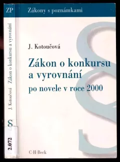Zákon o konkursu a vyrovnání po novele v roce 2000