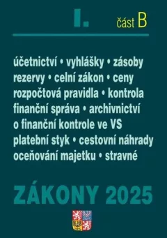 Zákony I/B 2025 Účetní zákony