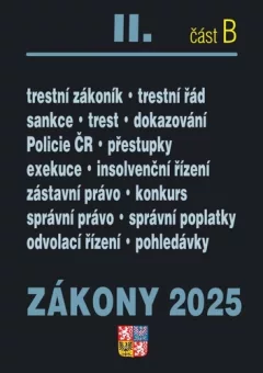 Zákony II/B 2025 Trestní právo
