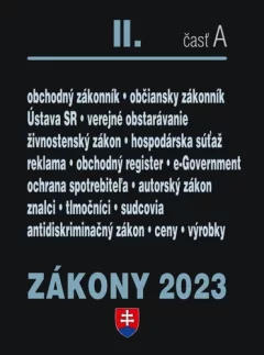 Zákony II časť A 2023