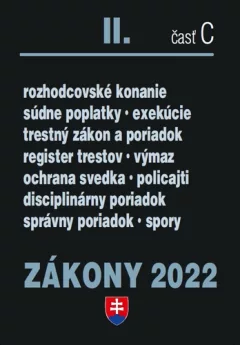 Zákony II časť C 2022