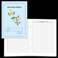 Žákovská knížka 5. ročník - slovní hodnocení (modrá)