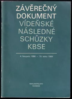 Závěrečný dokument vídeňské následné schůzky KBSE