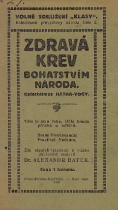 Zdravá krev bohatstvím národa