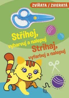 Zvířata - Stříhej, vybarvuj a nalepuj / Zvieratá